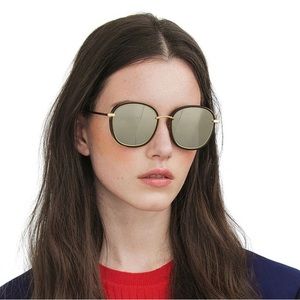 Gentle Monster Mad Crush Brown Metal and Plastic Frame Sunglasses